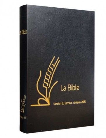 French Bible - La Bible Semeur revision 2015 - Leather with zipper and Goldfoil