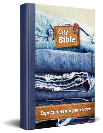 Portuguese New Testament Bible Jeans Cover